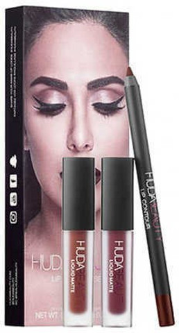 HUDA BEAUTY リップ コントゥアー ステイン　2点セット Huda Beauty lip contour set - Price in India, Buy Huda