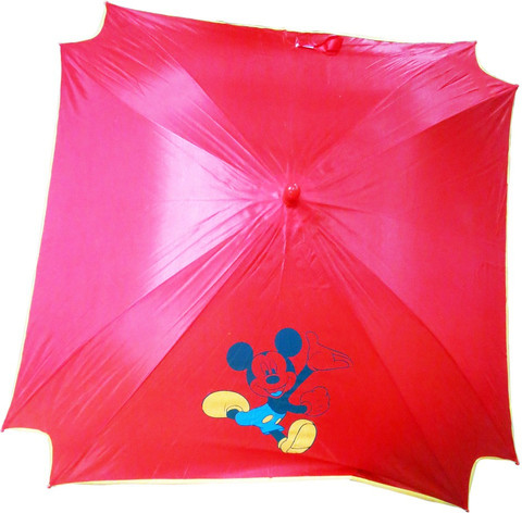 DCS Red Colour Attractive Protection Waterproof Square Umbrella