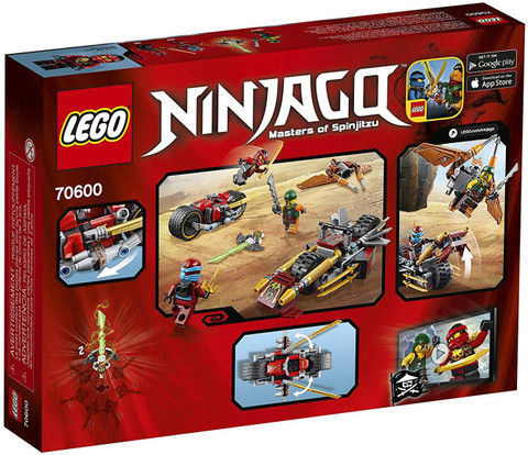レスキューバイバル キャンプマスター LEGO Ninjago Ninja Bike Chase 70600 - Ninjago Ninja Bike Chase