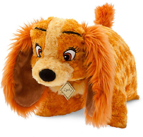 DISNEY Lady Dog Pillow Pal Plush Pet Doll New And The Tramp - 8.5
