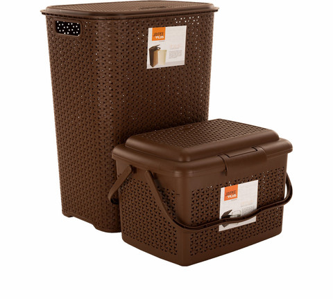 Jaypee Plus Plastic Drop All- Laundary Basket & Carry All XL