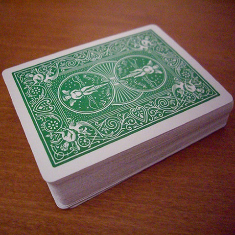 Bicycle Green Rider Back Playing Cards Standard Edition Deck