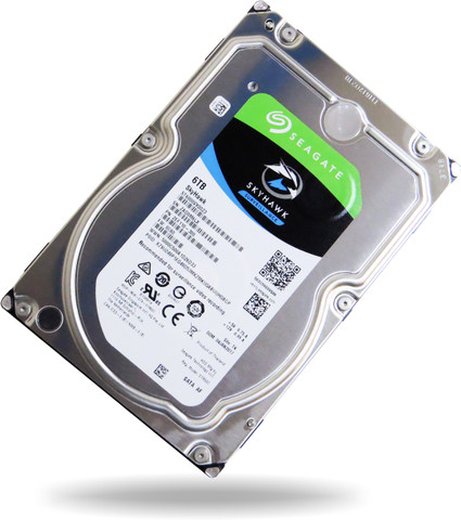 Seagate SkyHawk 6 TB Desktop White SATA Internal Hard Disk Drive