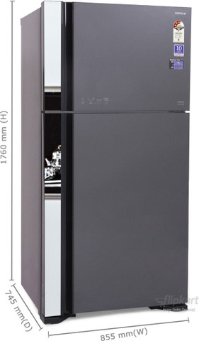Hitachi 565 L Frost Free Double Door 3 Star Refrigerator Online at