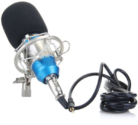 Powerpak BM-800 (Blue) Professional Condenser Microphone with