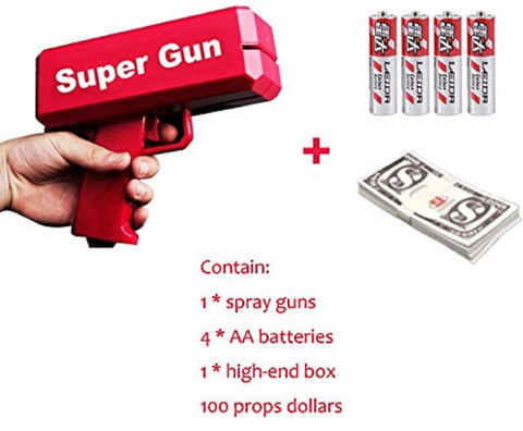 Handheld Spray Cash,Money Shooter For Movies That Look Real