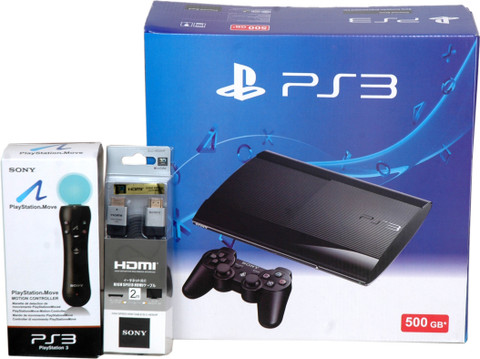 SONY Ps3 Console 500GB with Move Motion Controller - SONY