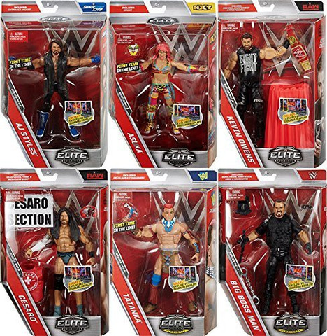 WWE Elite 47 Complete Set Of 6 Mattel Toy Wrestling Action Figures