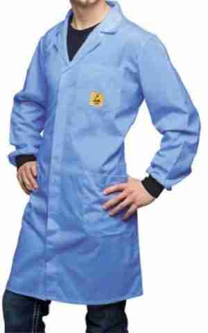 REYTAiL ESD Safe Blue Antistatic Unisex Lab Apron / Jacket / Coat [XXL ...
