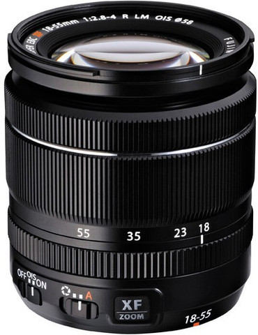 FUJIFILM XF 18-55 レンズ FUJIFILM LENS XF18-55mmF2.8-4 R LM OIS Black Standard Zoom Lens