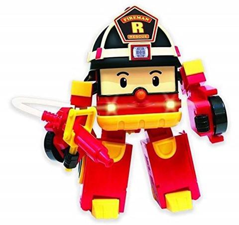 はぼる様依頼　SANDAST サンダスト Roy ロイ コニャック Robocar Poli New Roy Ex 25Cm Big Size Transformers Toys Kids