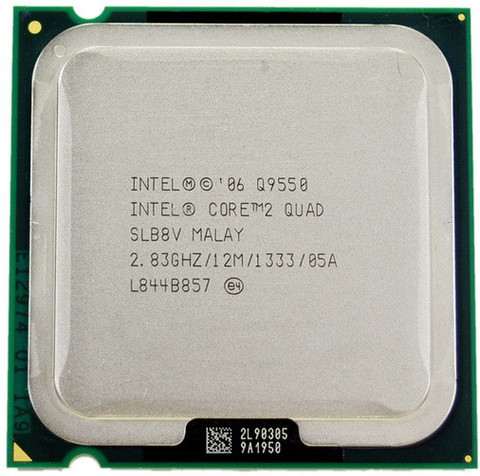 CPU Intel Core 2 Quad Q9550S Intel Core 2 Quad Q9550 2.83 GHz LGA 775 Socket 4 Cores 4 Threads