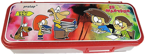 Flipkart.com | Pratap PB177 HY SCHOLAR Art Plastic Pencil Box - Box