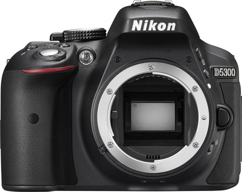 NIKON D5300 DSLR Camera Body with Dual Lens: AF-P DX NIKKOR 18
