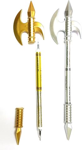 Pin to Pen Fancy Bahubali Axe Gel Pen - Buy Pin to Pen Fancy