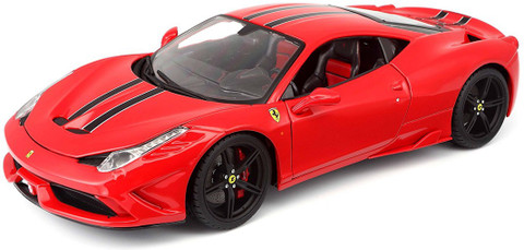 Bburago Ferrari 458 Speciale, Scale 1:18 Model Diecast Car, Color
