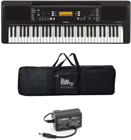 YAMAHA PSR - E363, 61 keys keyboard along with Adapter and