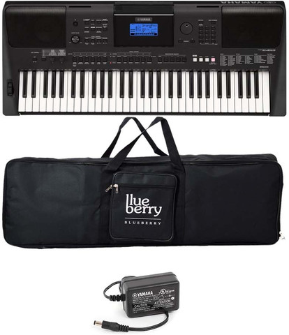 即発送 YAMAHA PSR-E453 61鍵　アダプター　 カバー付き YAMAHA PSR - E453, 61 keys Keyboard along with Adapter and