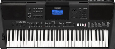 即発送 YAMAHA PSR-E453 61鍵　アダプター　 カバー付き YAMAHA PSR - E453, 61 keys Keyboard along with Adapter and