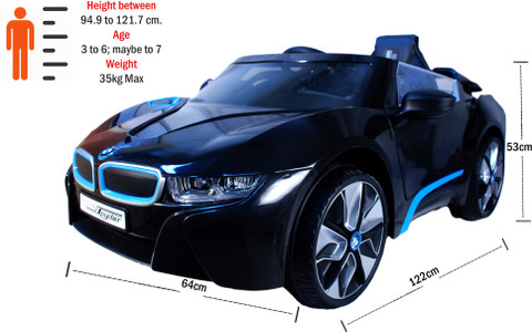 Toyhouse Officially Licensed BMW I8 Concept Spyder 6V Rechargeable