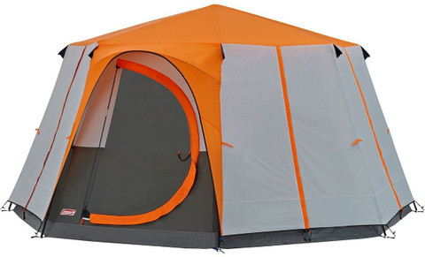 COLEMAN Cortes Octagon 8 Family with Wheeled Carry Bag Tent - For