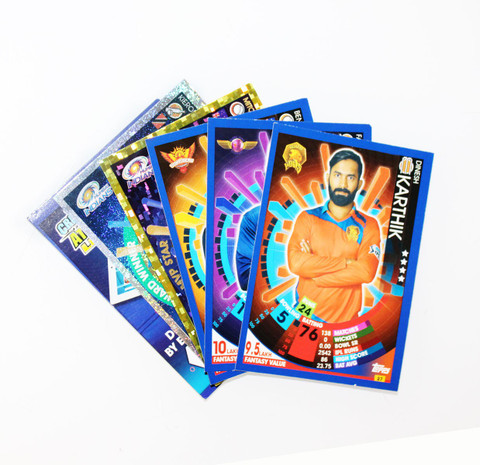 M-Max IPL 2018 trading play card game 10 pack set (5 cards in each