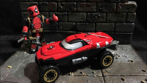HOT WHEELS Hot Wheels Marvel Deadpool - Hot Wheels Marvel Deadpool