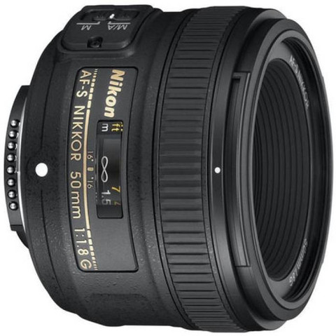 ニコン　Nikon AF-S NIKKOR 50mm f/1.8G Nikon Af-S Nikkor 50 Mm F/1.8G Prime Lens for DSLR Camera - Black