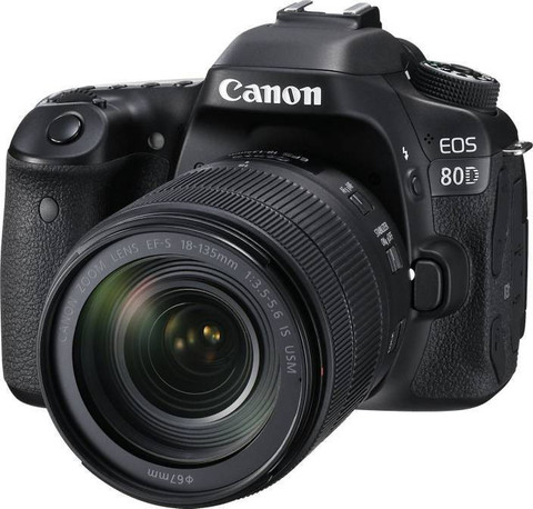 Canon キャノン EOS 80D EF 28-105mm F3.5-4.5 Canon EOS 80D DSLR Camera Body with 18-135 mm Lens Price in India