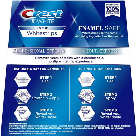 Crest 3D White Professional Effects Whitestrips Teeth Whitening