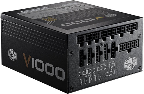 COOLER MASTER V1000 1000 Watts Gaming PSU with 3 SATA Cables
