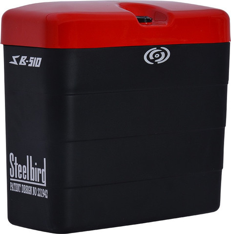 Steelbird Luggage Box Blue Plastic Motorbike Saddlebag Price in
