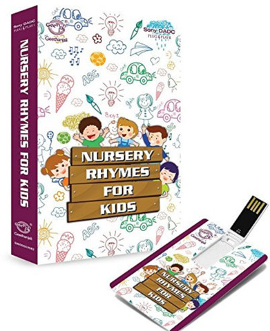 MUSIC CARD Nursery Rhymes for Kids Pendrive Standard Edition Price in ...