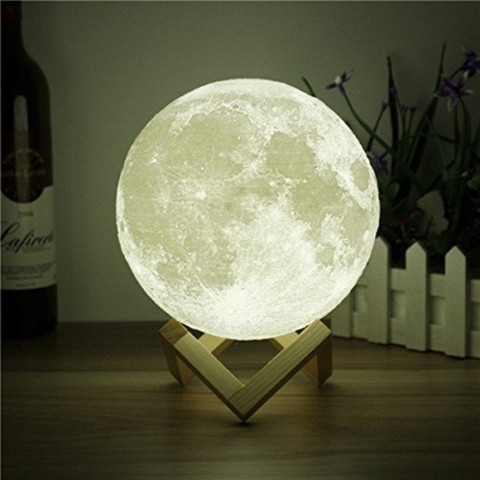 J Group Robotics 3D Moon Lamp India/Moon Shaped Lamp/LED Moon Lamp