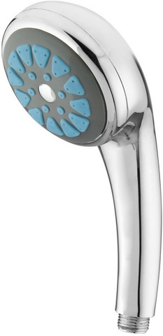GOEKA Pluto Hand Shower with stainless steel tube and wall hook, chrome finish