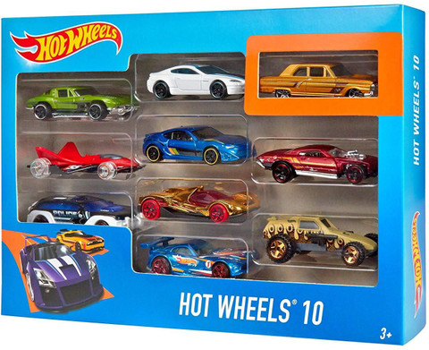 Hot Wheels ミニカー セット 9台 J K INTERNATIONAL Hot Wheels 9-Car Gift Pack (Styles May Vary