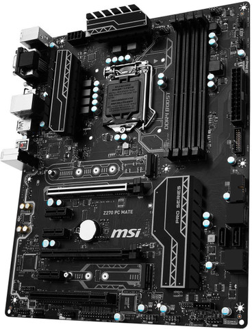 MSI Intel Z270 PC Mate 7th/6th Gen USB2 LGA1151Socket ATX Intel