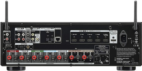 DENON AVR-X1500H 7.2 Ch. AV Receiver with Amazon Alexa Voice