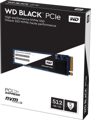 WESTERN DIGITAL WD BLACK 512 GB Laptop Black SATA Internal Solid