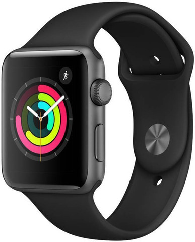 Apple Watch Series3 38mm GPSモデル Apple Watch Series 3 (GPS, 38mm) - Space Grey Aluminium Case with