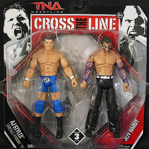 Wrestling JEFF HARDY & AJ STYLES - CROSS THE LINE 2-PACKS 3 TNA