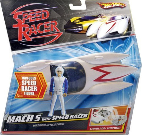 Speed Racer Movie Toy Battle Vehicle & Action Figure Mach 5