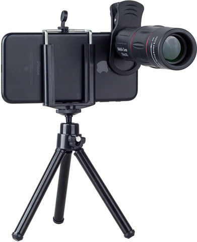 Apexel 18X Manual Focus ZOOM Monocular Telephoto Cell Phone Lens