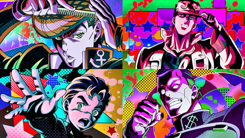 Athah Anime Jojo's Bizarre Adventure Jotaro Kujo Koichi Hirose