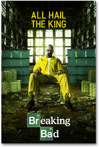 ALL HAIL THE KING ポスター　ブレイキングバット　ハイゼンベルク Breaking Bad Wall Poster - Heisenberg - All Hail The King - HD