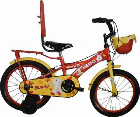 HERO Bunny Bike For Kids Of Age 5-8 Yrs Red 16 T (inch) Recreation ...