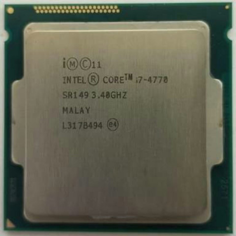 Intel i7 4770 Desktop 4th Gen OEM Processor 3.4 GHz LGA 1150
