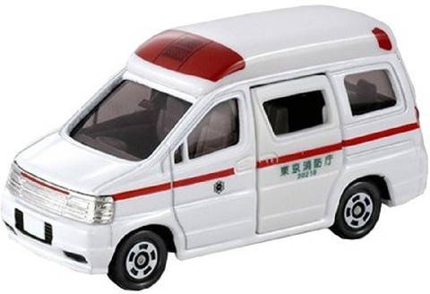 Tomica No.12 Nissan Paramedic Ambulance (Box) - No.12 Nissan