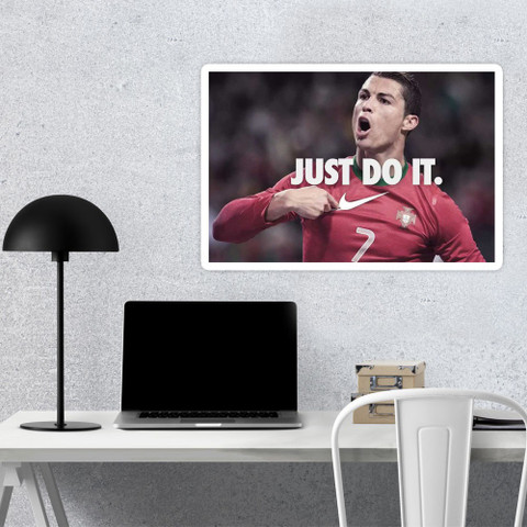 just do it ronaldo poster