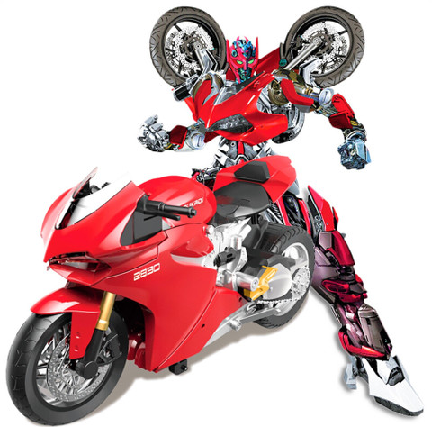 ToyGalaxy 1:14 MZ DUCATI REMOTE CONTROL DEFORMATION MOTORCYCLE C
